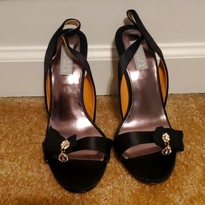 Badgley Mischka Black Heels, size 7.5